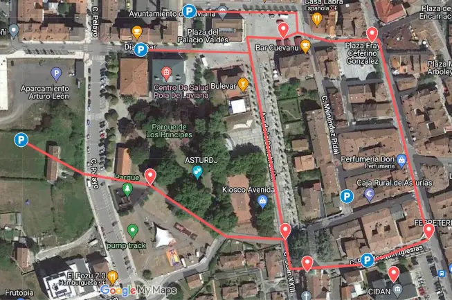 Ruta urbana Pola de Laviana