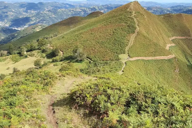 Montes con rutas